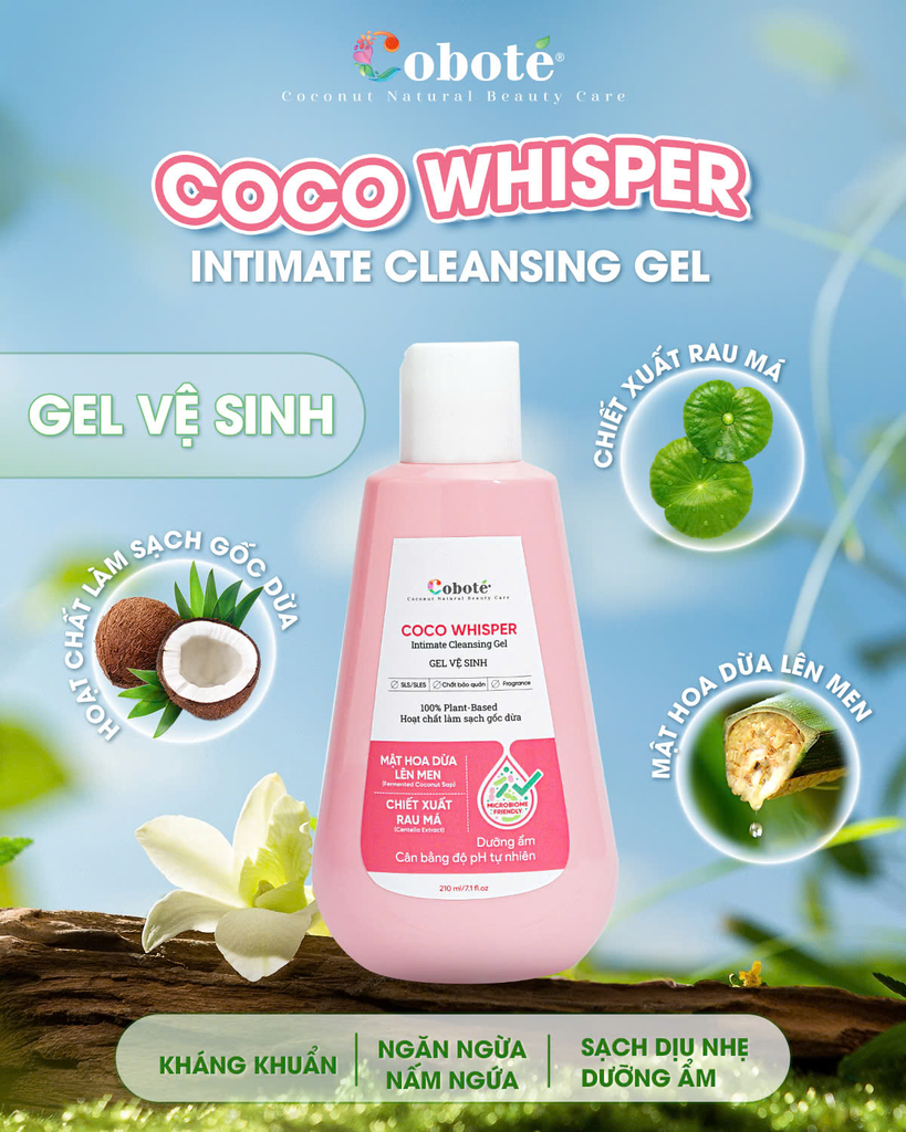 Gel Vệ Sinh - Coco Whisper Intimate Cleansing Gel