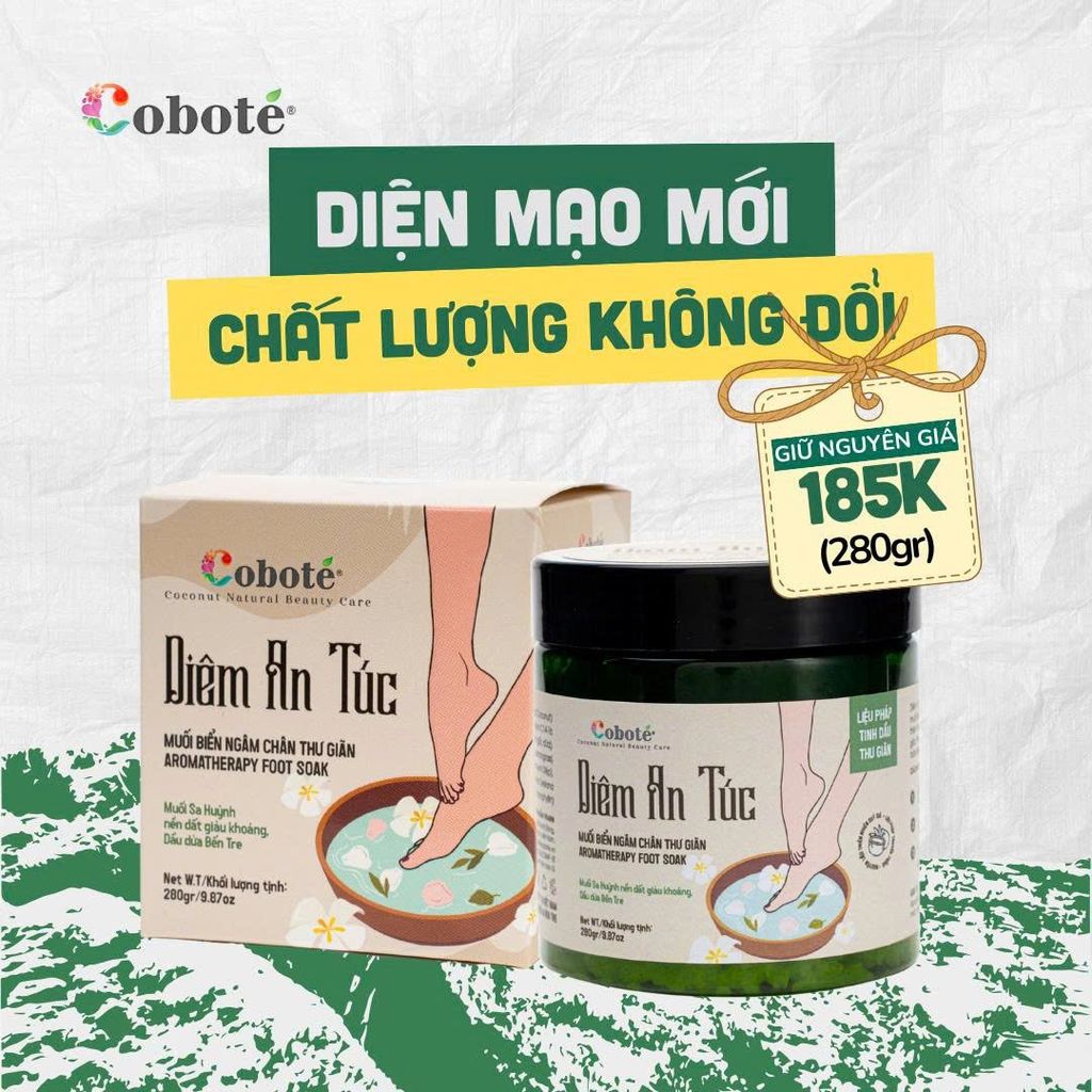 Diêm An Túc - Muối Biển Ngâm Chân Thư Giãn - Aromatherapy Foot Soak