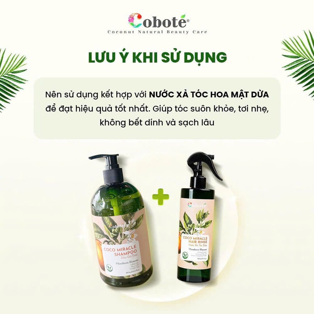 Dầu gội dừa - Coco Miracle Shampoo 480ml