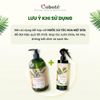 Combo Kiềm Dầu: Dầu gội dừa (Hương Hoa Quýt) 480ml + Nước xả tóc(Hương Hoa Quýt) 500ml Muối tẩy TBC da đầu 265g