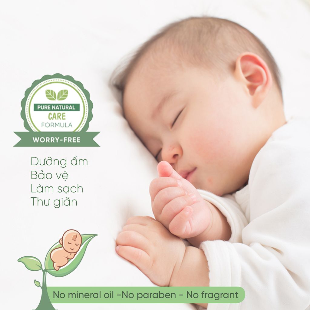 DẦU MASSAGE & CHĂM SÓC BÉ - Nourish and Care Baby Oil