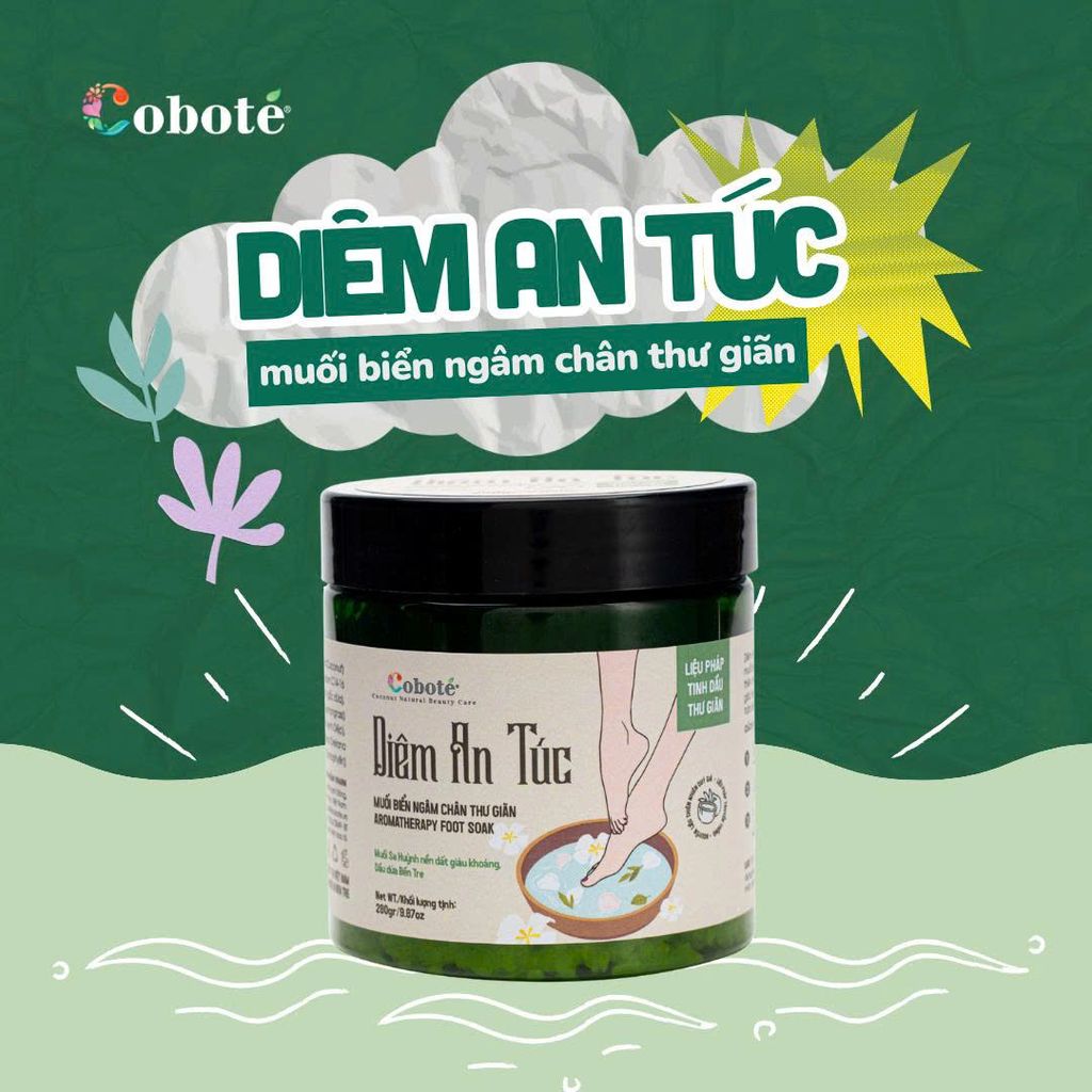 Diêm An Túc - Muối Biển Ngâm Chân Thư Giãn - Aromatherapy Foot Soak