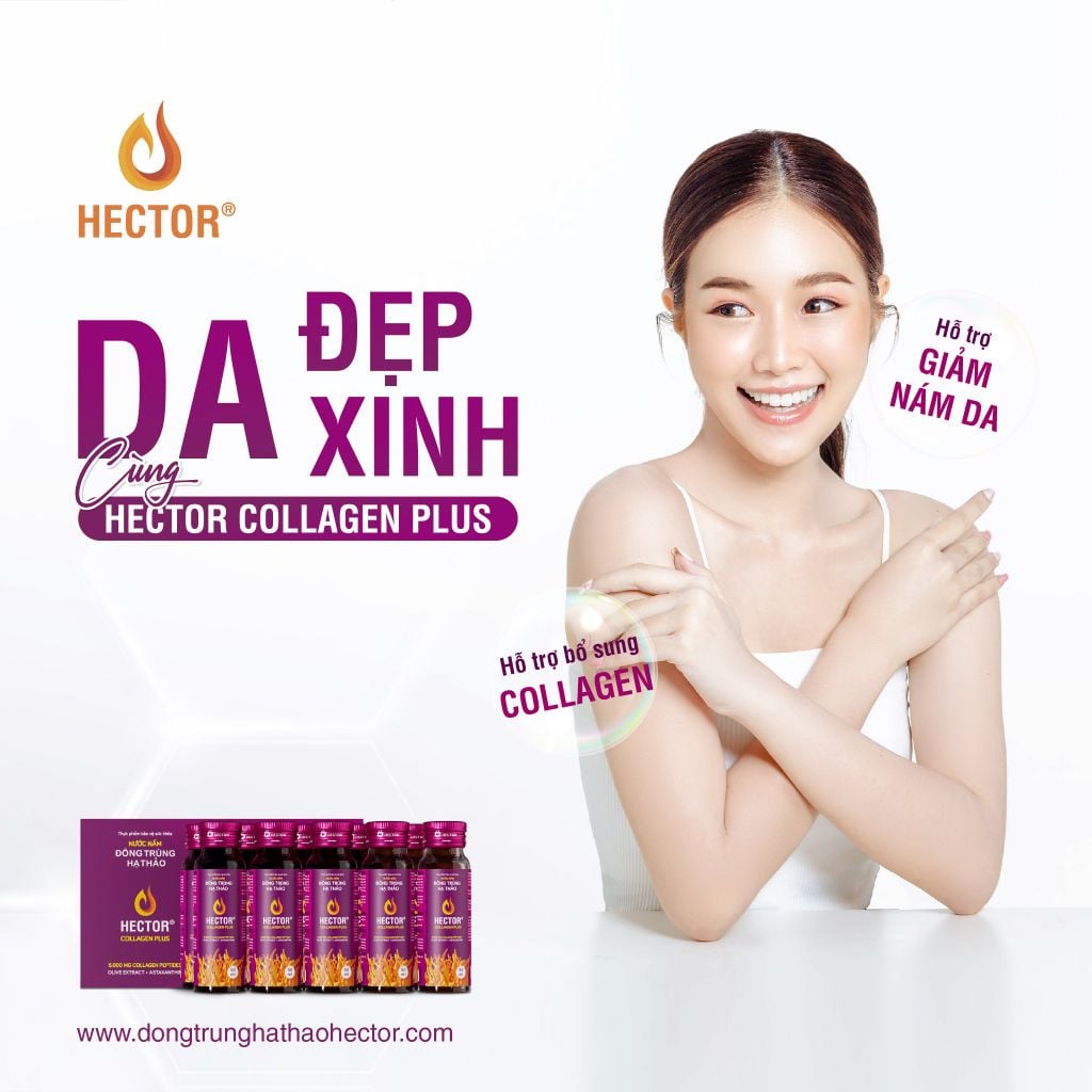 Hector Collagen Plus Nước đông trùng hạ thảo