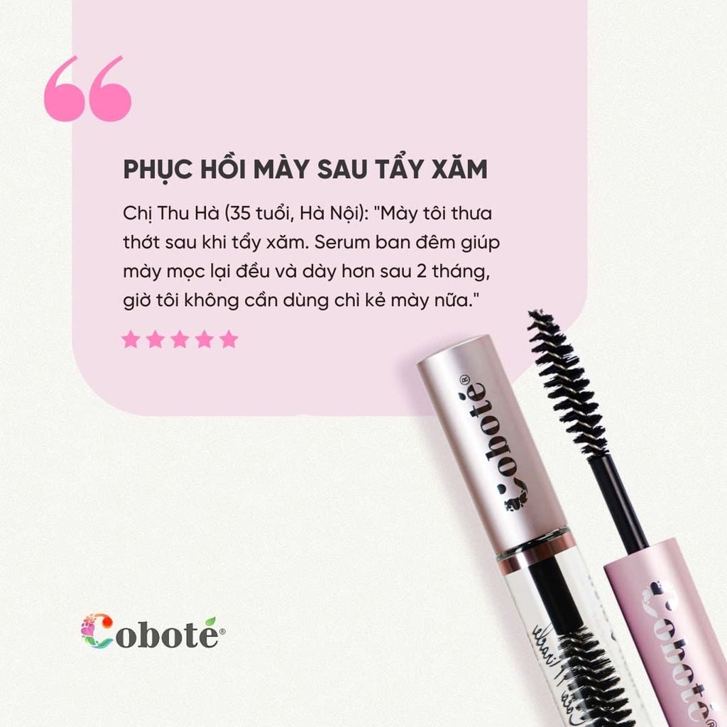 Serum Dưỡng Dài Mi & Mày Ban Đêm 6ml – Coco Miracle Eyelash & Brow Enhancer