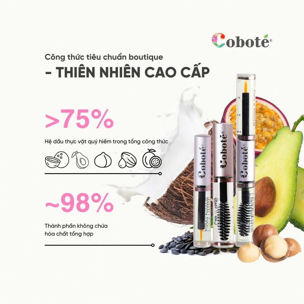Serum Dưỡng Dài Mi & Mày Ban Đêm 6ml – Coco Miracle Eyelash & Brow Enhancer