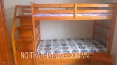 Giường 3 tầng 165 vàng oak