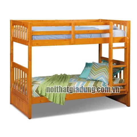 Giường tầng 012 vàng oak