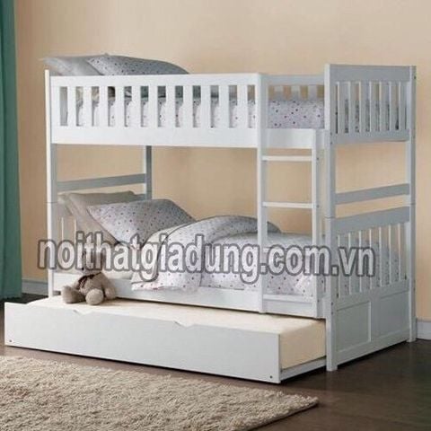 Giường 3 tầng 013(1m2) Trắng