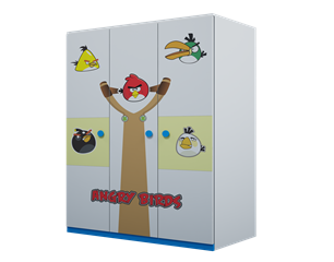 Tủ áo Angry Bird 0,8m-1m2-1m6