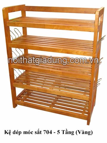 Kệ dép móc sắt 704 - Vàng