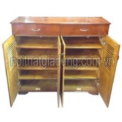 Tủ giày 4 cánh rộng 120 - Tự Nhiên