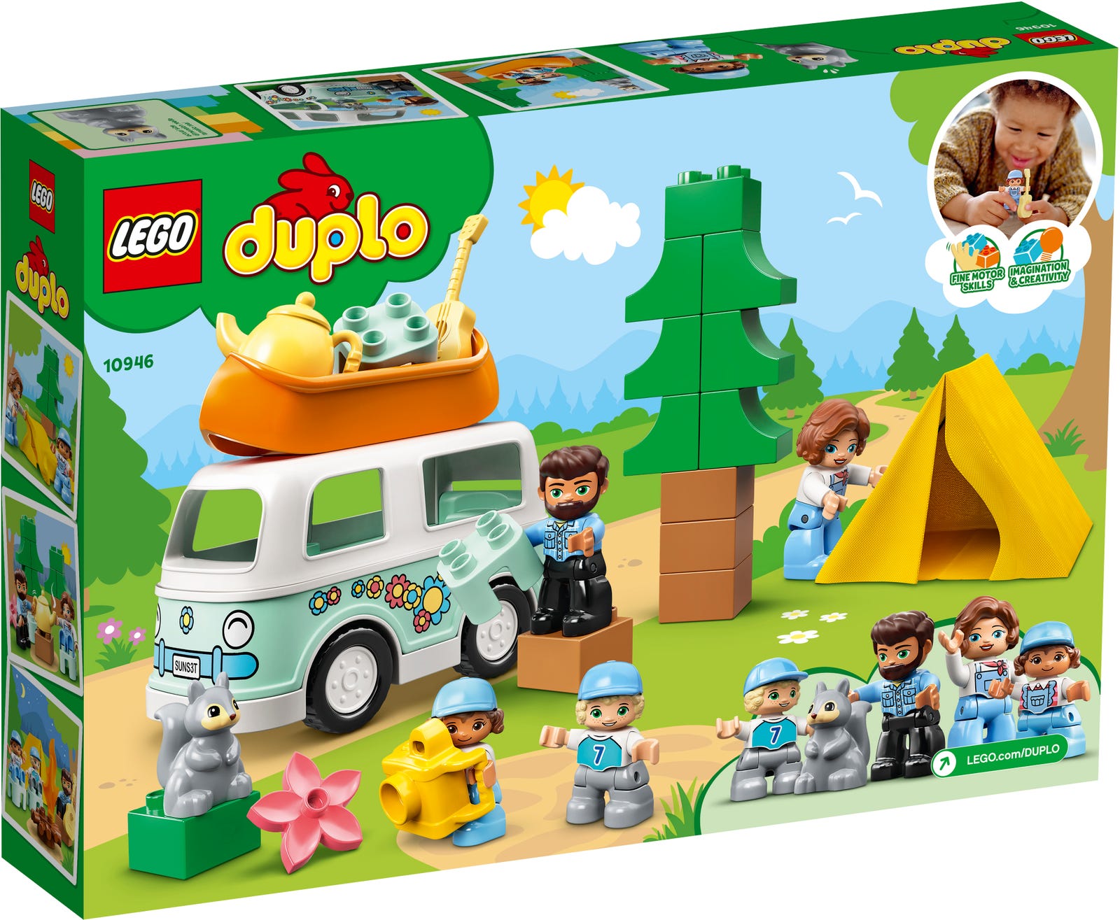 Chuyến Phiêu Lưu Cắm Trại Gia Đình - LEGO DUPLO 10946