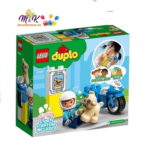 LEGO DUPLO 10967 xe moto cảnh sát