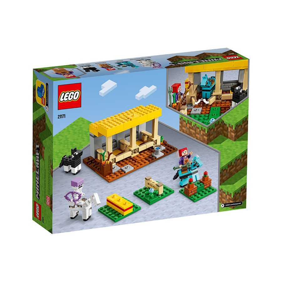 Chuồng Ngựa có Kỵ sĩ- LEGO MINECRAFT 21171