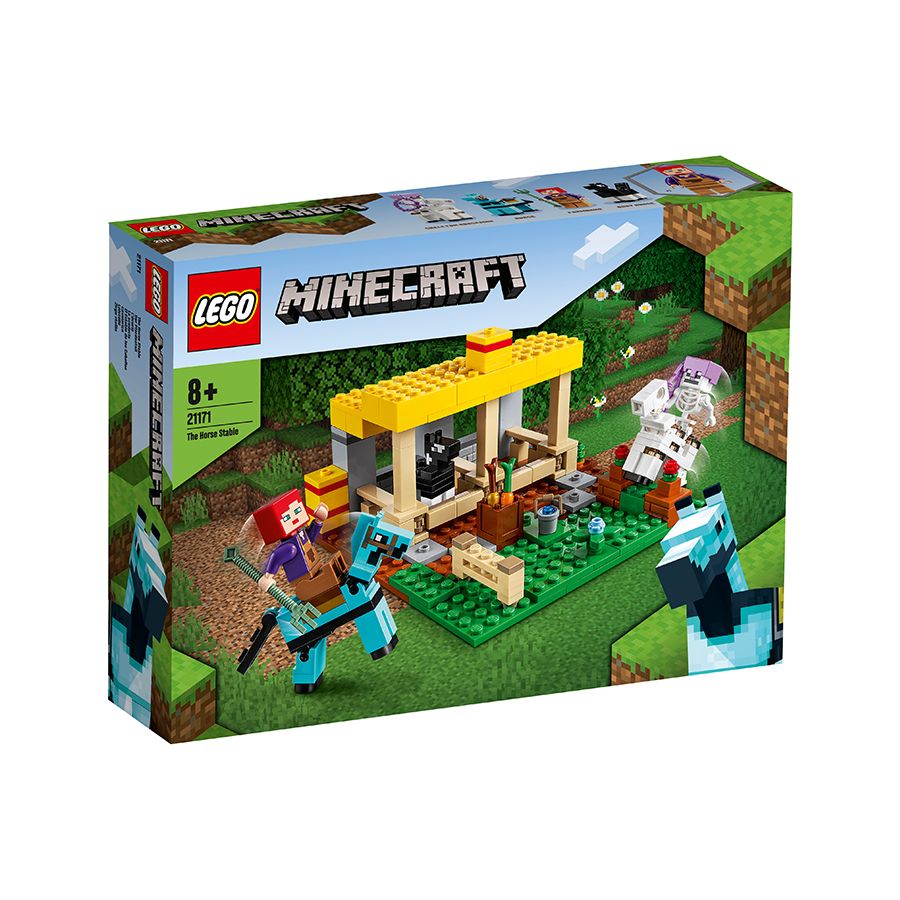 Chuồng Ngựa có Kỵ sĩ- LEGO MINECRAFT 21171