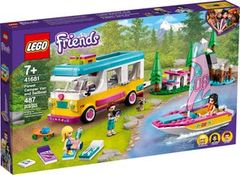 Cắm Trại Trong Rừng Xe Van và Thuyền Buồn - LEGO FRIENDS 41681