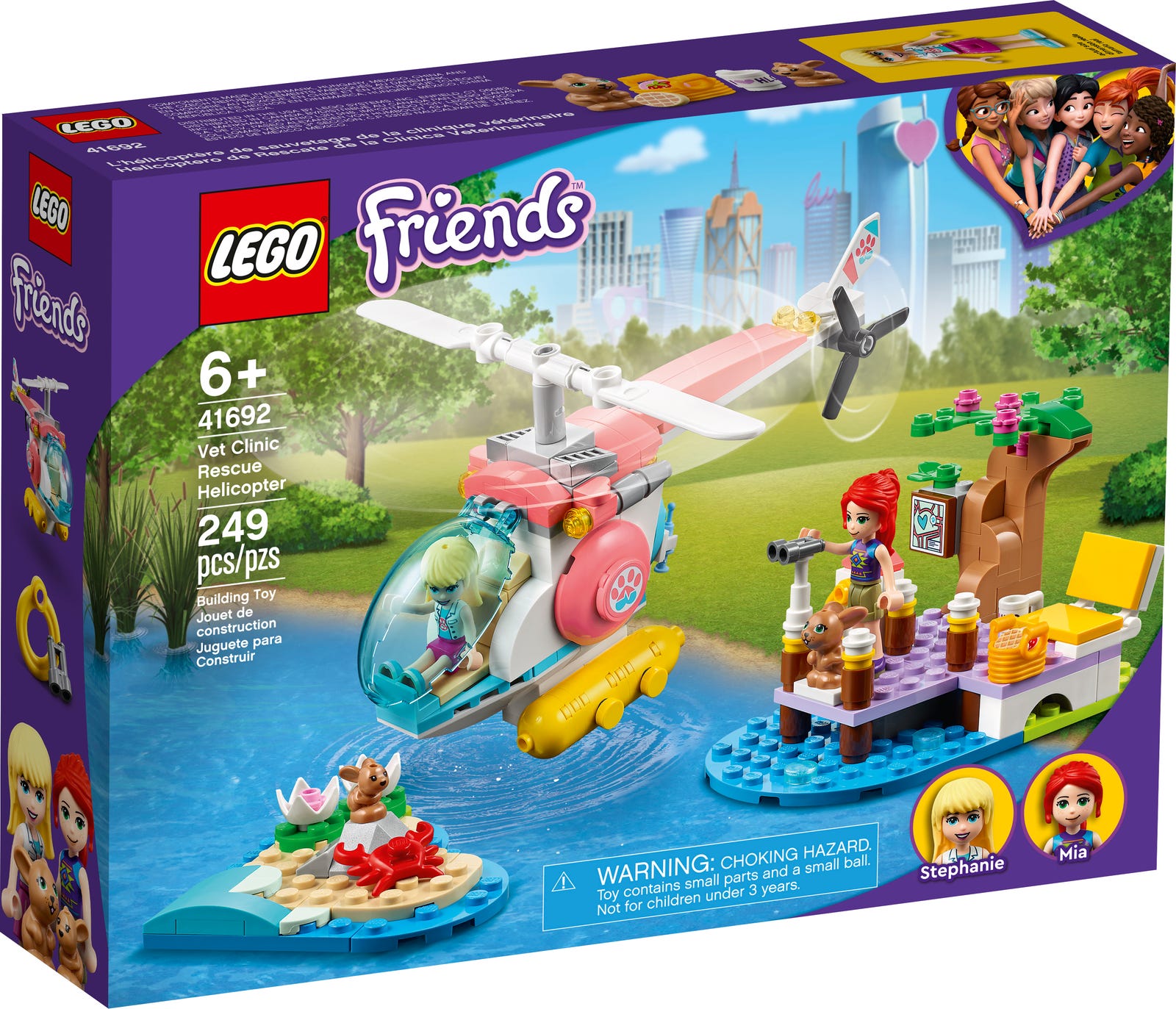 Trực Thăng Giải Cứu Thú Cưng - LEGO FRIENDS 41692