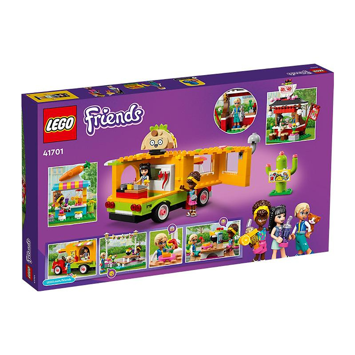 Đồ Chơi LEGO FRIENDS Khu Phố Ẩm Thực Heartlake 41701