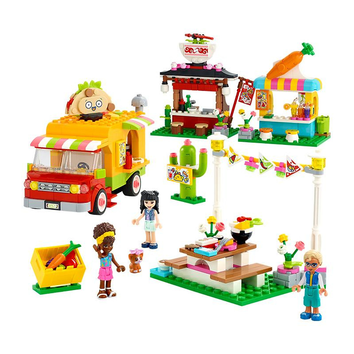 Đồ Chơi LEGO FRIENDS Khu Phố Ẩm Thực Heartlake 41701