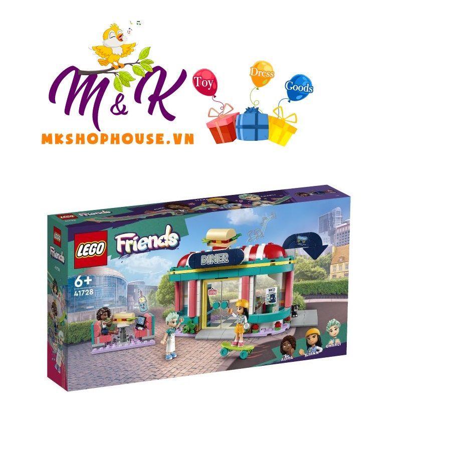 LEGO FRIENDS 41728 Nhà Hàng Trung Tâm Thành Phố HeartLake