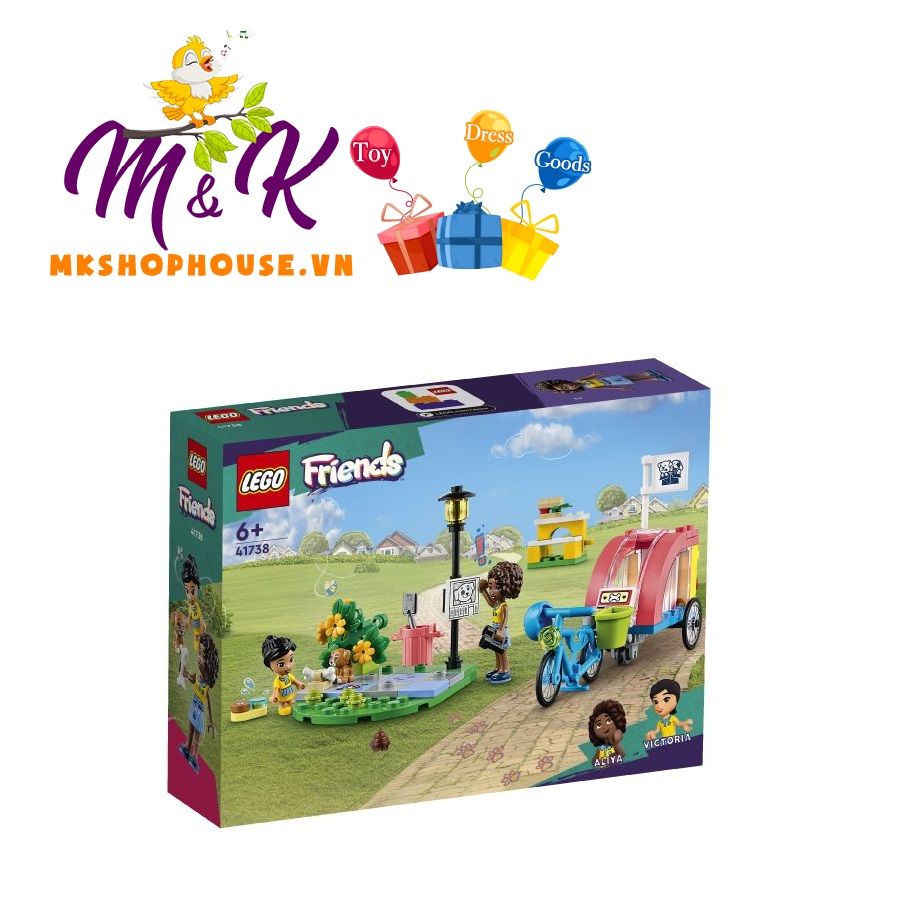 LEGO FRIENDS 41738 Xe Cứu Hộ Cún Cưng