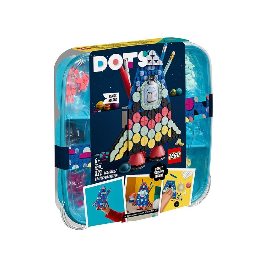 Lego Hộp Đựng Viết Tên Lửa - LEGO DOTS 41936