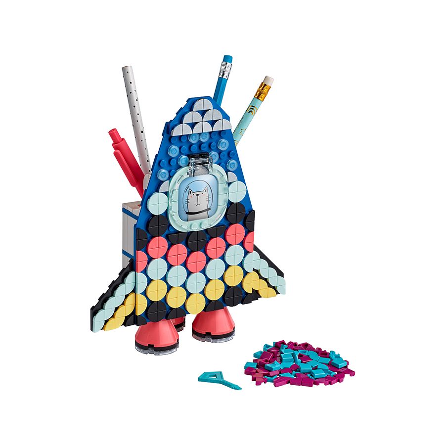 Lego Hộp Đựng Viết Tên Lửa - LEGO DOTS 41936