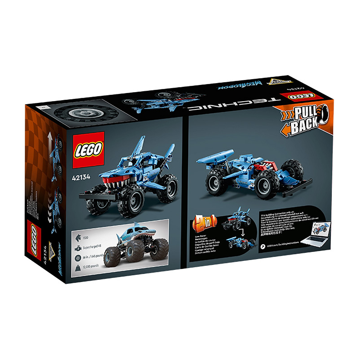 Đồ Chơi LEGO TECHNIC Chiến Xe Monster Jam Megalodon 42134