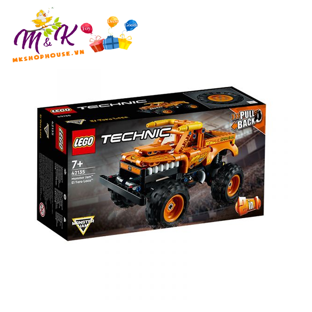 LEGO Technic 42135 Chiến Xe Monster Jam El Toro Loco (247 chi tiết)
