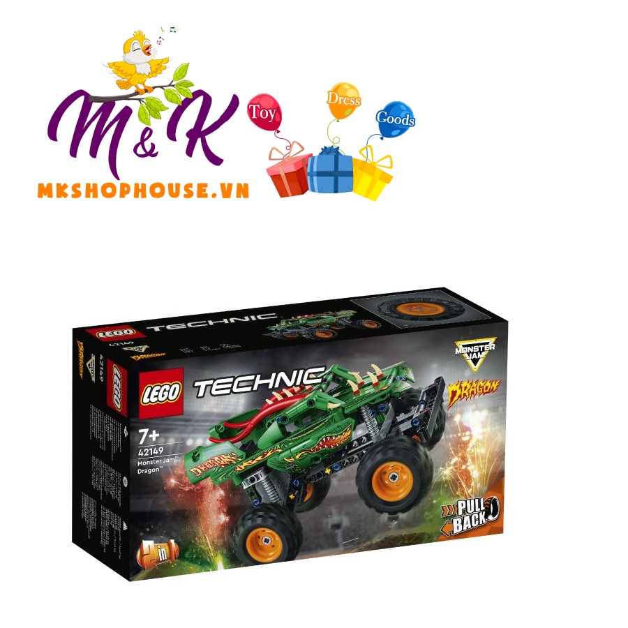 LEGO TECHNIC 42149 Chiến Xe Monster Jam™ Dragon™