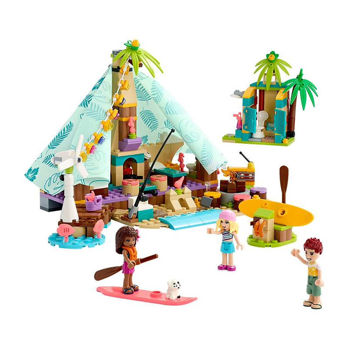 Đồ Chơi LEGO FRIENDS Lều Cắm Trại Bãi Biển 41700