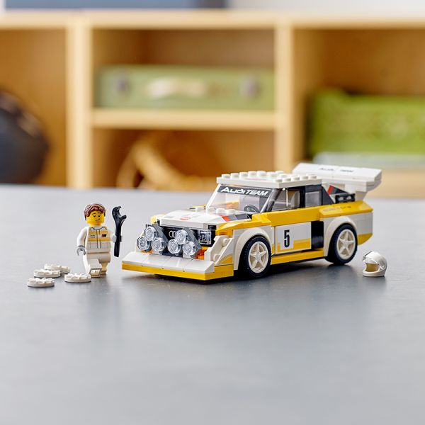 Mô Hình Lắp Ráp LEGO SPEED CHAMPIONS Siêu Xe 1985 Audi Sport Quattro S1 76897