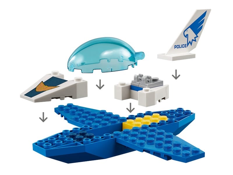 Máy Bay Tuần Tra Cảnh Sát - LEGO CTIY 60206