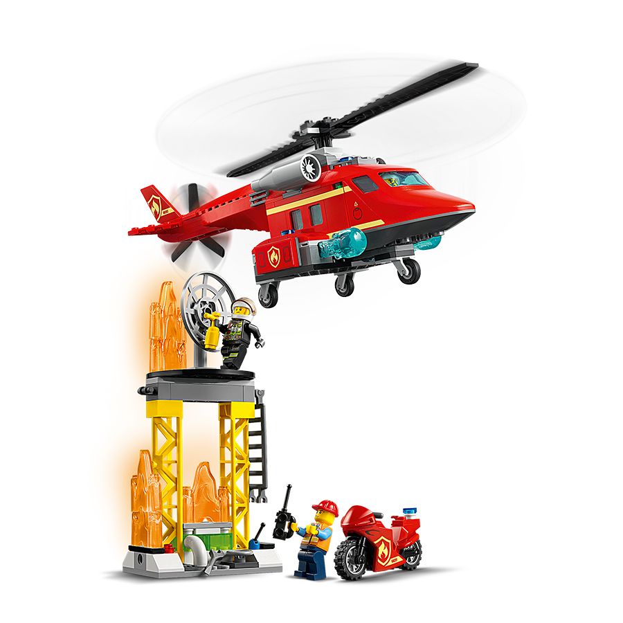 Trực Thăng Cứu Hỏa - LEGO CITY 60281