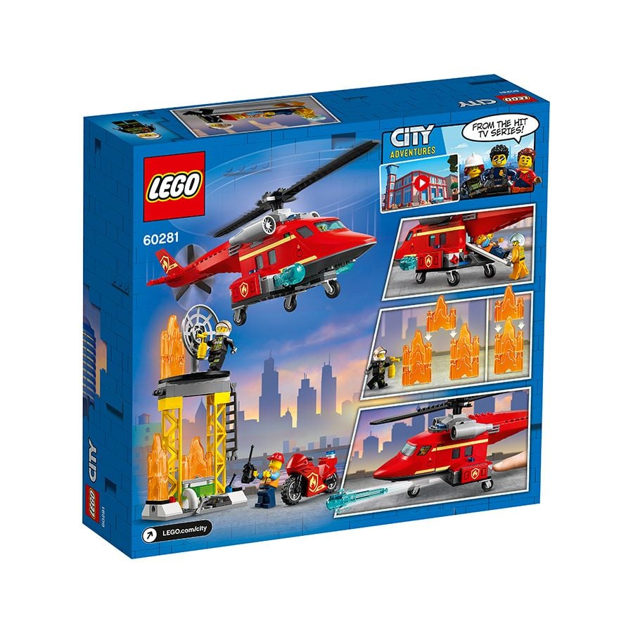 Trực Thăng Cứu Hỏa - LEGO CITY 60281