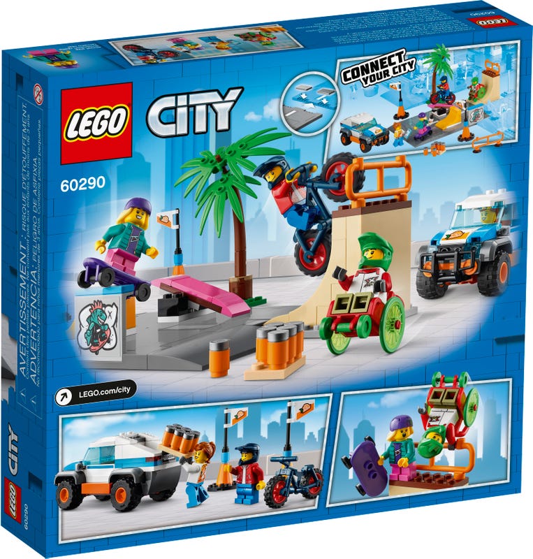 Khu Vui Chơi Trượt Ván - LEGO CITY 60290