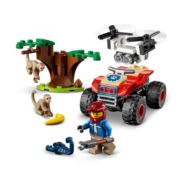 Đồ Chơi LEGO Xe Cứu Hộ Động Vật Hoang Dã 60300