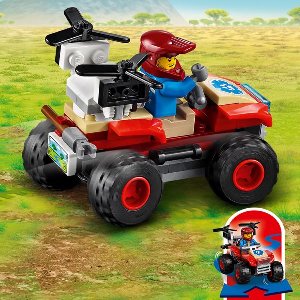 Đồ Chơi LEGO Xe Cứu Hộ Động Vật Hoang Dã 60300