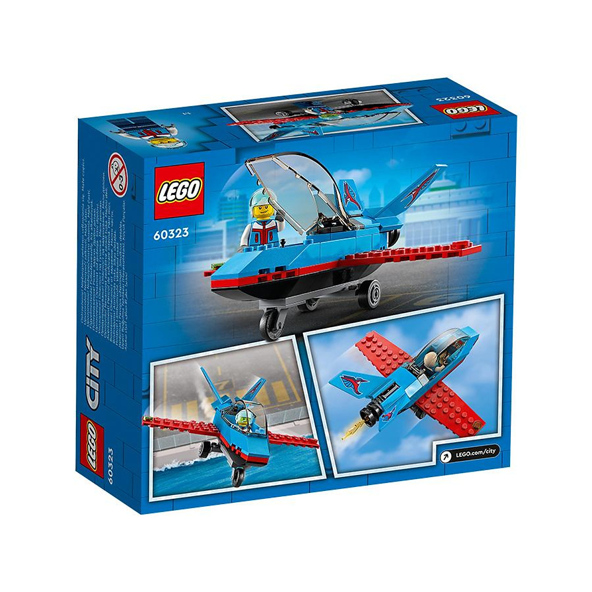 Đồ Chơi LEGO CITY Máy Bay Biểu Diễn 60323