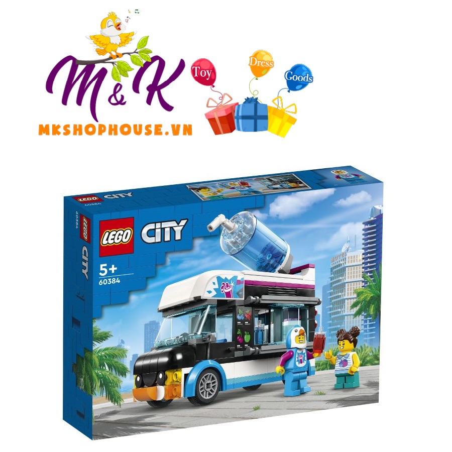 LEGO CITY 60384 Xe Kem Tuyết của Penguin