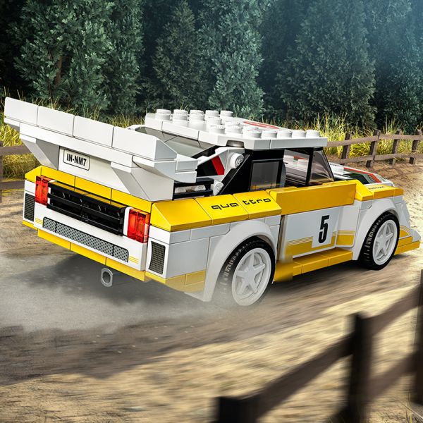 Mô Hình Lắp Ráp LEGO SPEED CHAMPIONS Siêu Xe 1985 Audi Sport Quattro S1 76897