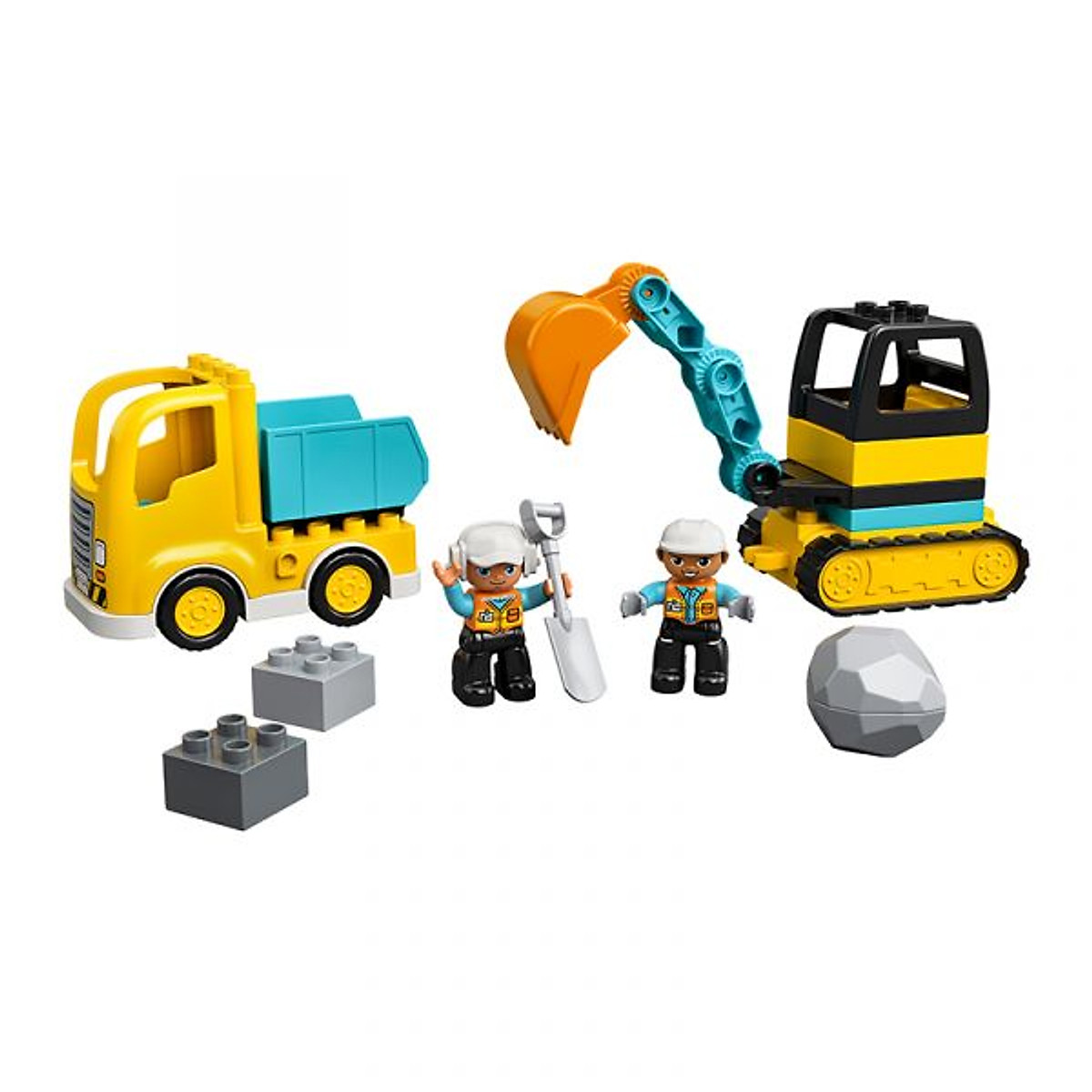 Đồ chơi Lego XE TẢI & XE XÚC EM BÉ 10931