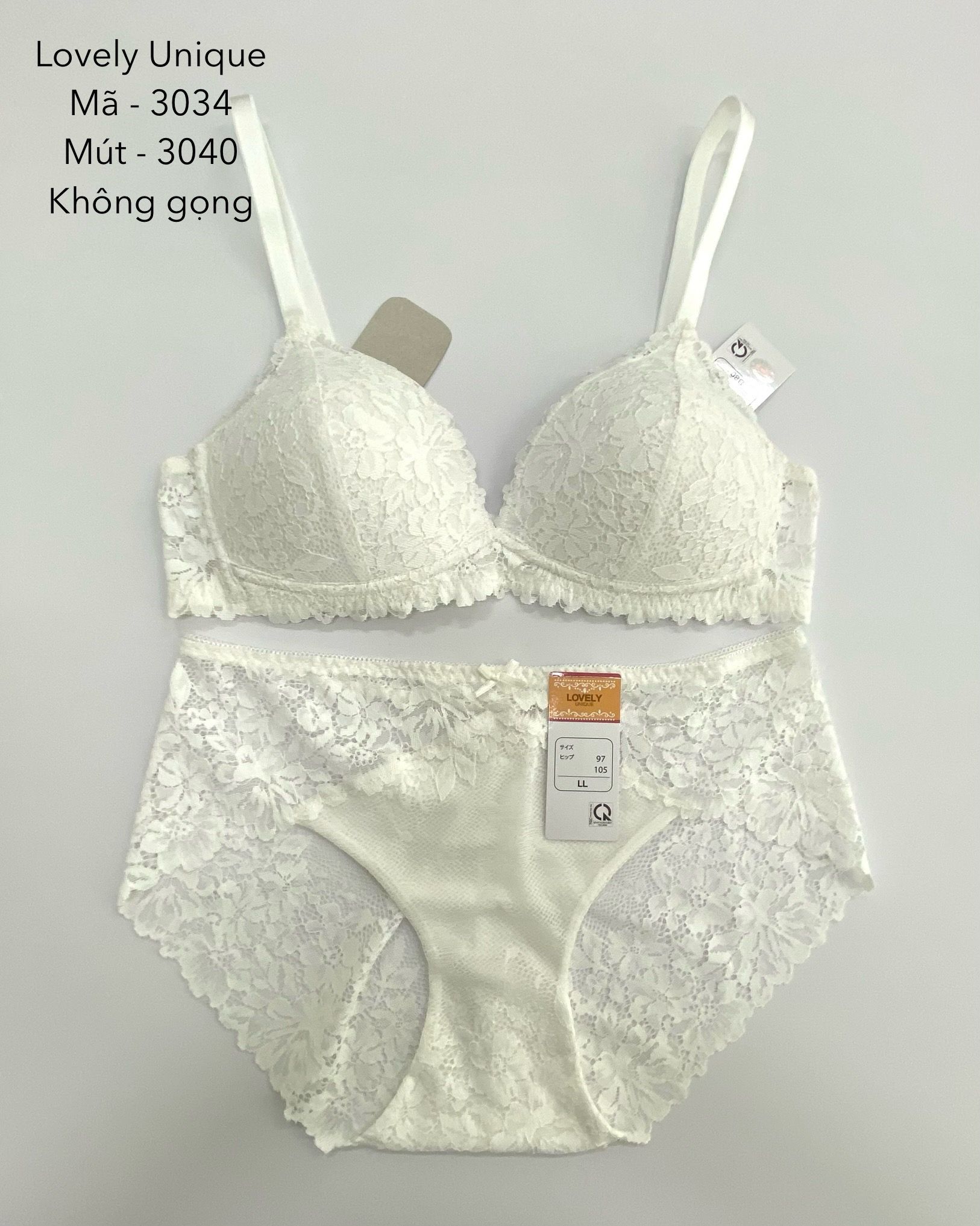 BỘ ĐỒ LÓT LOVELY UNIQUE 3034