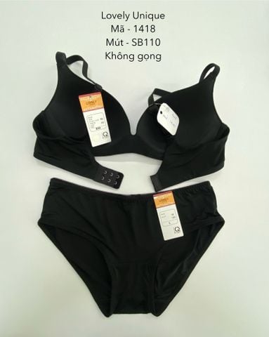  BỘ ĐỒ LÓT LOVELY UNIQUE 1418 - KHÔNG GỌNG 