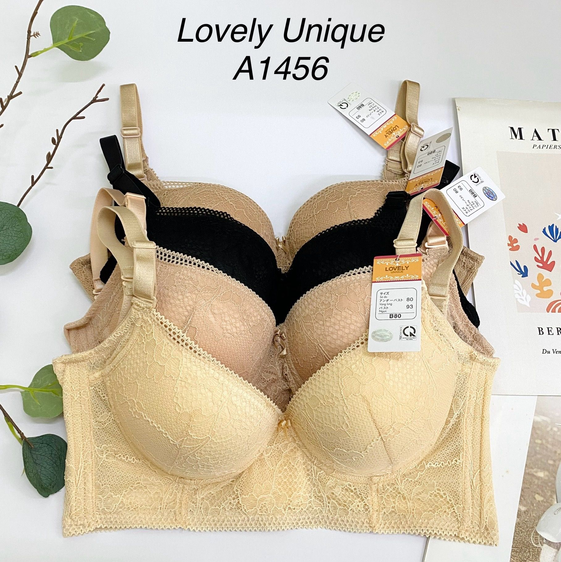 ÁO LÓT NỮ LOVELY UNIQUE A1456