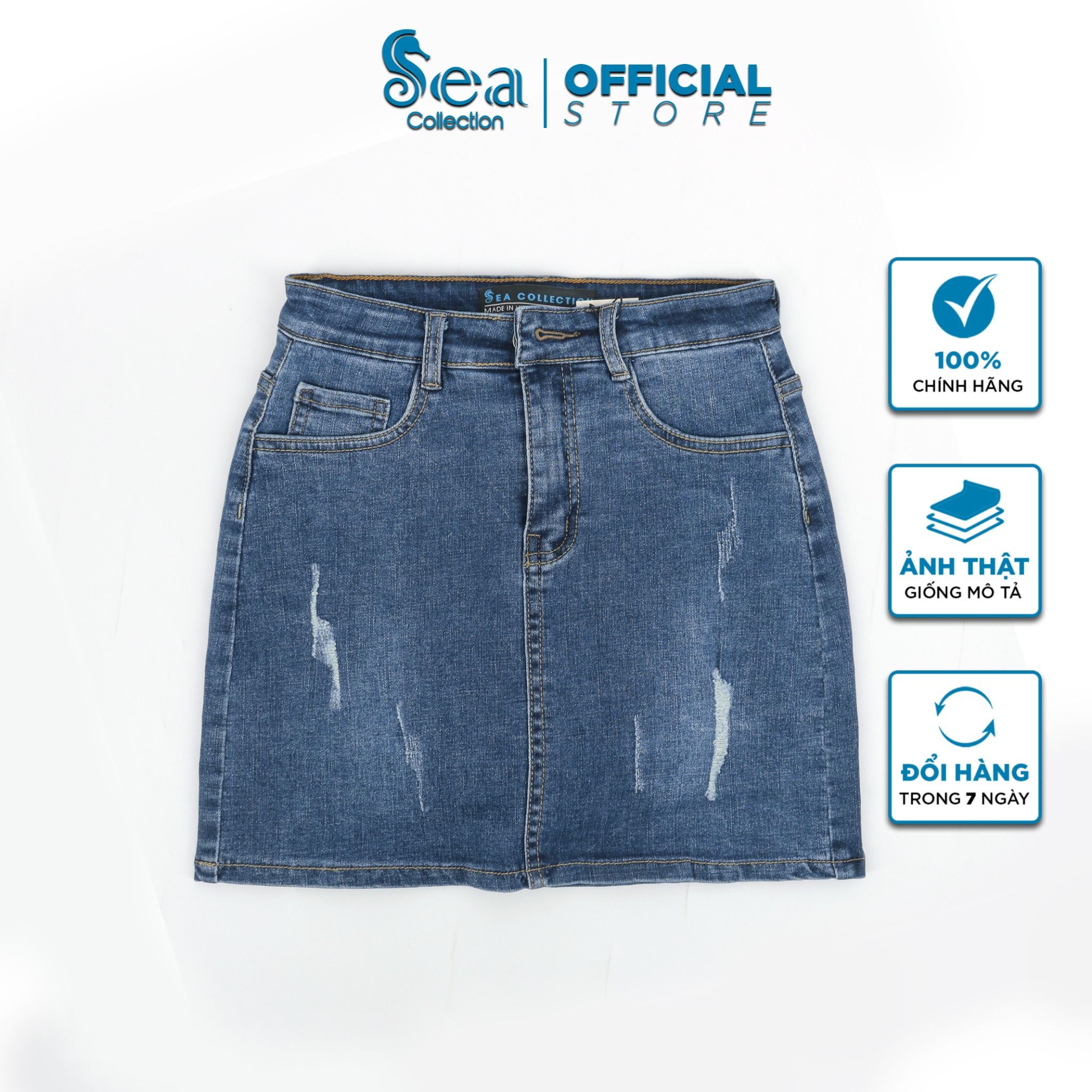 Quần váy Jean Nữ I9SHP009I #38 Quần váy Jean Nữ I9SHP009I