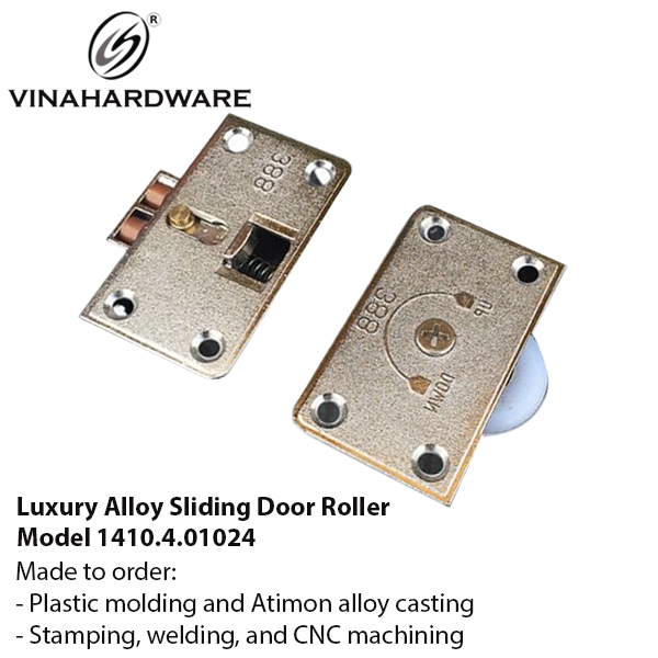 Bánh Xe Cửa Lùa Hợp Kim – Mã 1410.4.01024