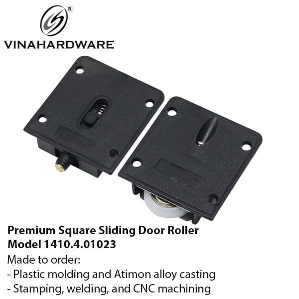 Bánh Xe Cửa Lùa Âm Vuông 1410.4.01023