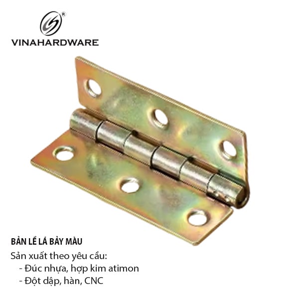Bản lề lá sắt xi bảy màu Vinahardware