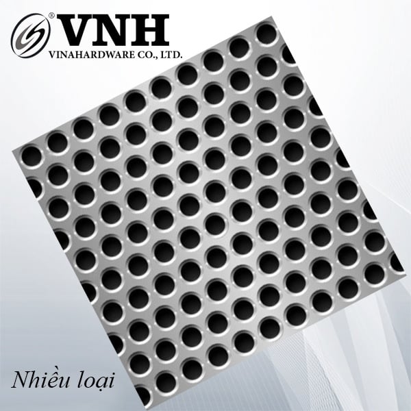 Lưới đột lỗ Vinahardware loại 1000x1000x0.7mm, lỗ tròn 3li - VNH10001000